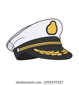 Captain Hat Vector Art & Graphics