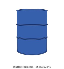 kids drawing steel drum cartoon isolated
