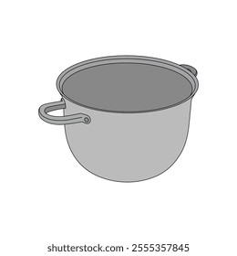 kids drawing stock pot cartoon isolated