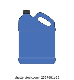 kids drawing vector illustration canister cartoon isolated
