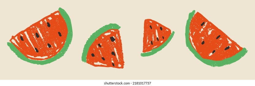 Kids Drawing Watermelon Coloring Set