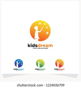 Kids Dream Logo Design Template