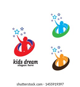 Kids Dream Logo Design Template
