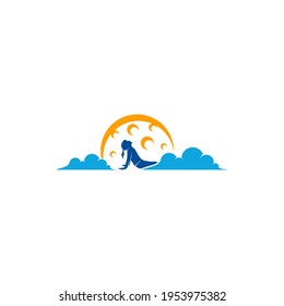Diseño del logotipo de Kids Dream ilustración vectorial, plantilla de diseño del logotipo de los niños de Soam Creativo, iconos de símbolos