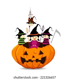 kids dressed in various halloween costumes