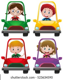 1,403 Kid driving car clipart Images, Stock Photos & Vectors | Shutterstock