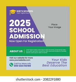 Kids Education Social Media Instagram Post Banner Template