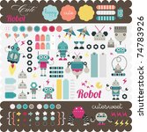 Kids elements for scrap-booking