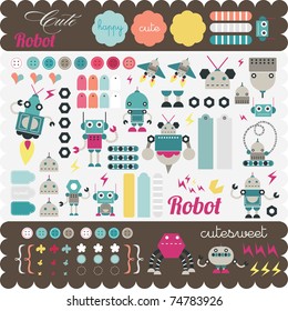 Kids elements for scrap-booking