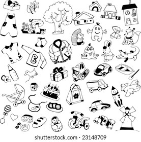 Kids elements (Set 1)