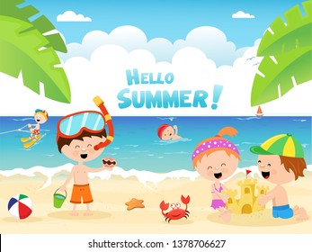 Kids Enjoying Summer