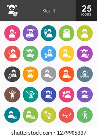 Kids Filled Icons