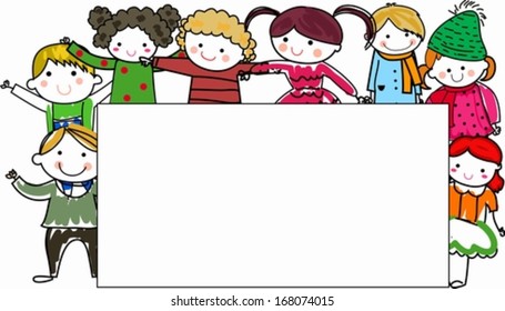 Kids and frame