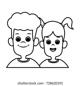 Kids friends cartoon