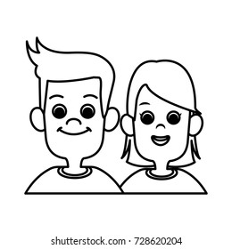 Kids friends cartoon