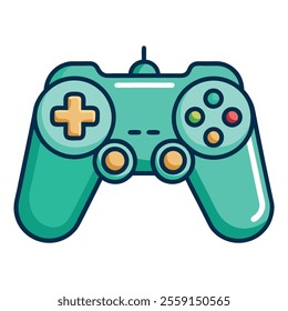 Kids game controller vector illustration and cartoon style modern design 