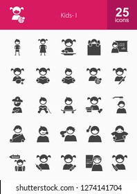 Kids Glyph Icons