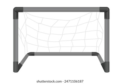 Kids goal post frame. vector