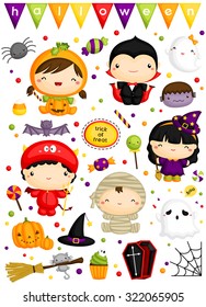 Kids in Halloween Costume