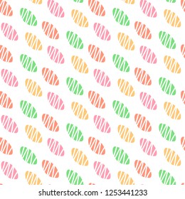 Kids hand drawn seamless pattern for room design clothes wrapping presentation banners prints posters