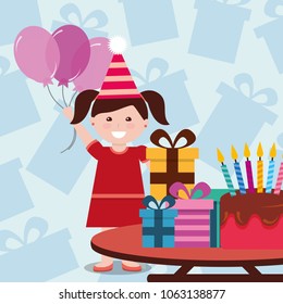 Kids Happy Birthday Stock Vector (Royalty Free) 1063138877