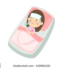 kids  having cold and fever