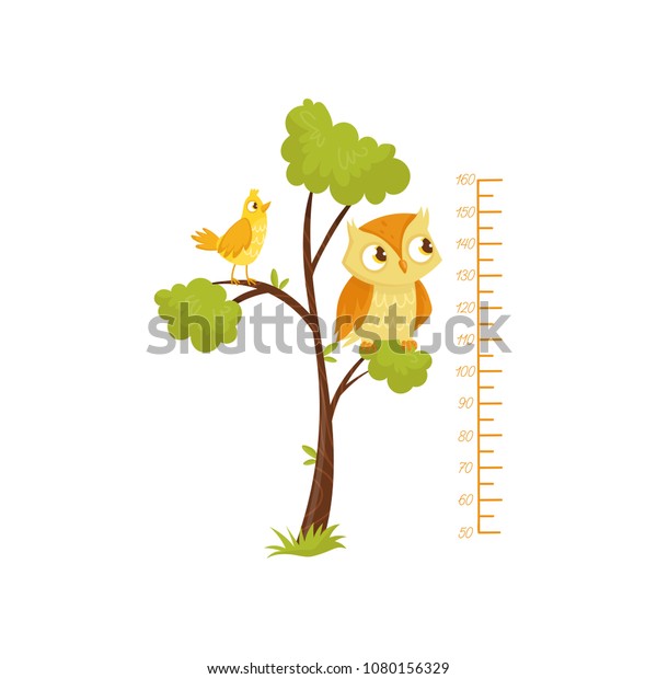 Height Chart Wall Sticker Tree