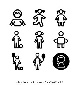 kids icon or logo isolated sign symbol vector illustration - Collection of high quality black style vector icons
