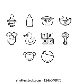 Kids Icon Set