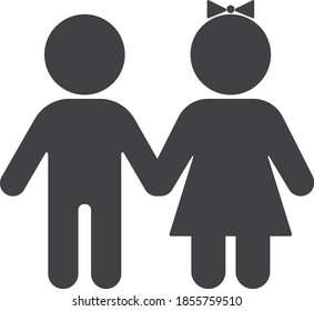 icono infantil ilustración vectorial simple