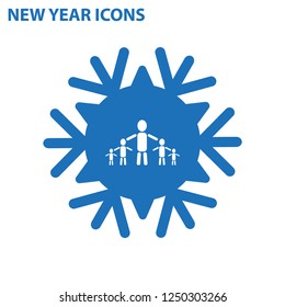 Kids Icon Vector flat design style