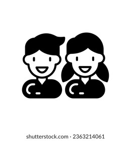 Kinder Symbol in Vektorgrafik. Illustration