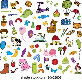 Kids icons (Set 2)
