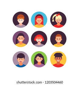 Kids icons set