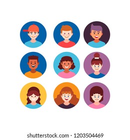 Kids icons set