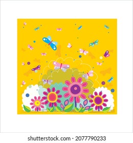 kids illustration eliments vector design