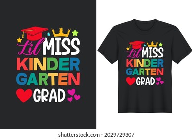 Kids Kindergarten Graduation Lil Miss Kindergarten Grad