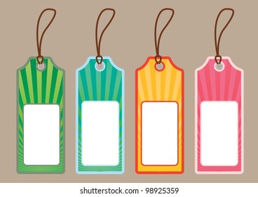 Kids labels with place for your text