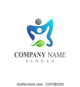 kids leaf logo