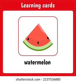 Kids learning cards. Taco. Food.Learning english alphabet. cartoon illustrations vector collection. Educational flashcards for pupils or students in school learning