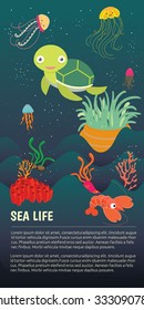 Kids learning, Jellyfish, ocean, sea life