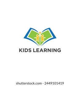 Kids Learning Logo Simple Education