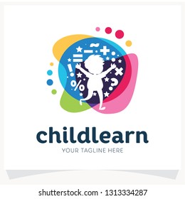 Kids Learning School Logo Design Template Inspiration