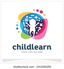 Kids Learning School Logo Design Template Inspiration