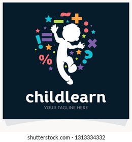 Kids Learning School Logo Design Template Inspiration