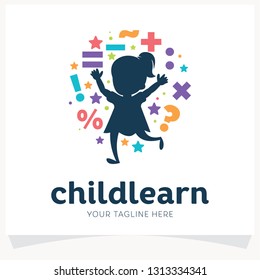 Kids Learning School Logo Design Template Inspiration