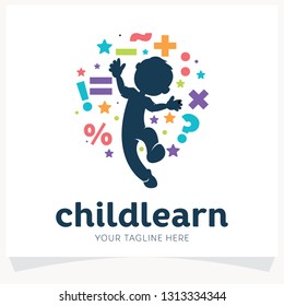 Kids Learning School Logo Design Template Inspiration