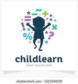 Kids Learning School Logo Design Template Inspiration