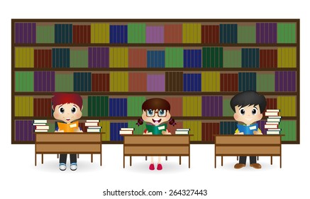 Kids at Library