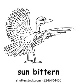 kids line illustration coloring book. outline vector for children. black and white vector illustration for coloring book